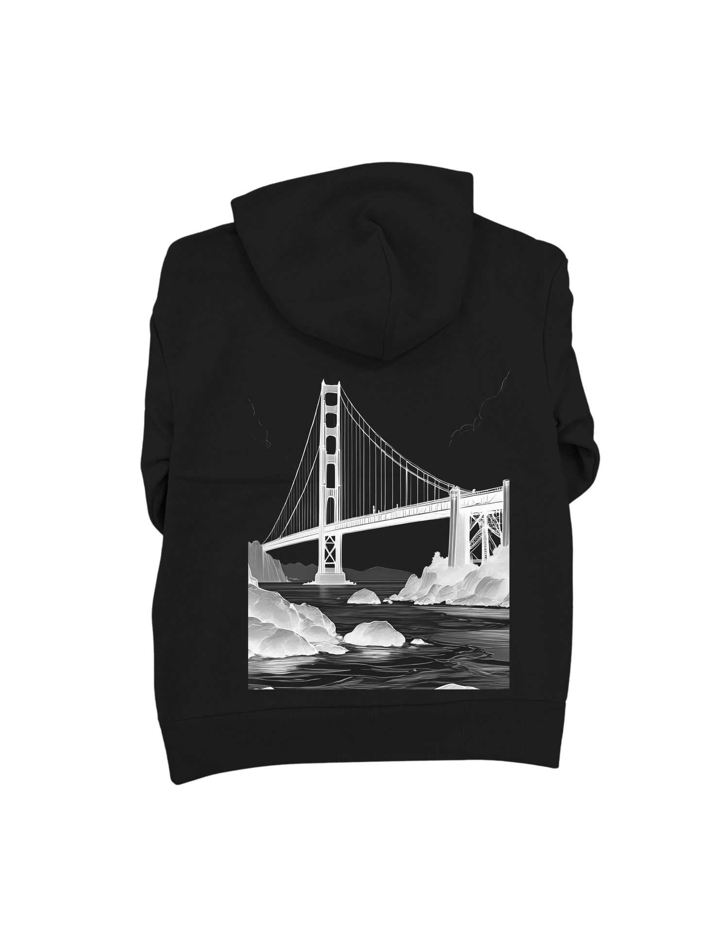 1957 Mackinac Bridge Pullover Hoodie
