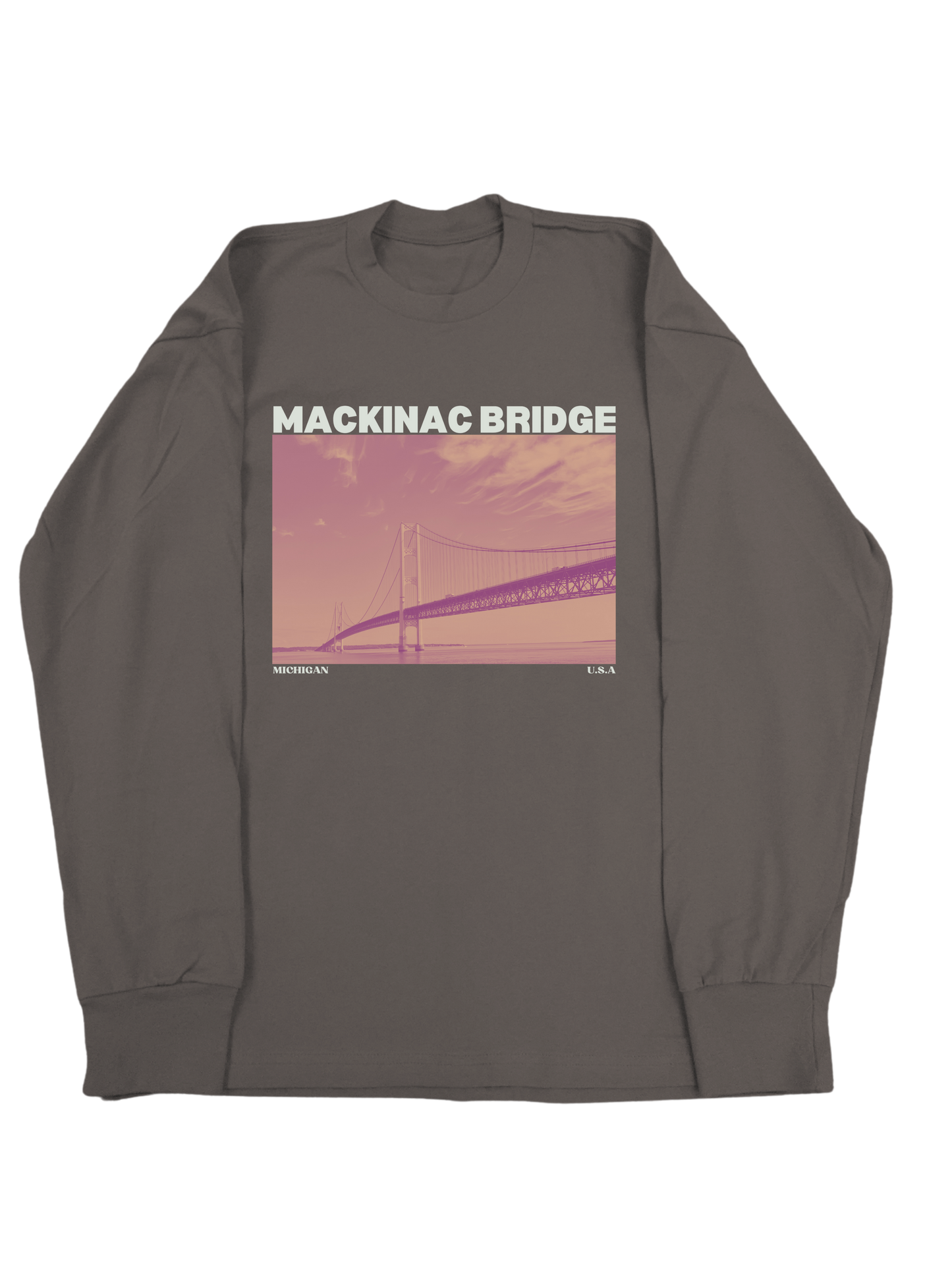 Mackinac USA Long Sleeve Tee