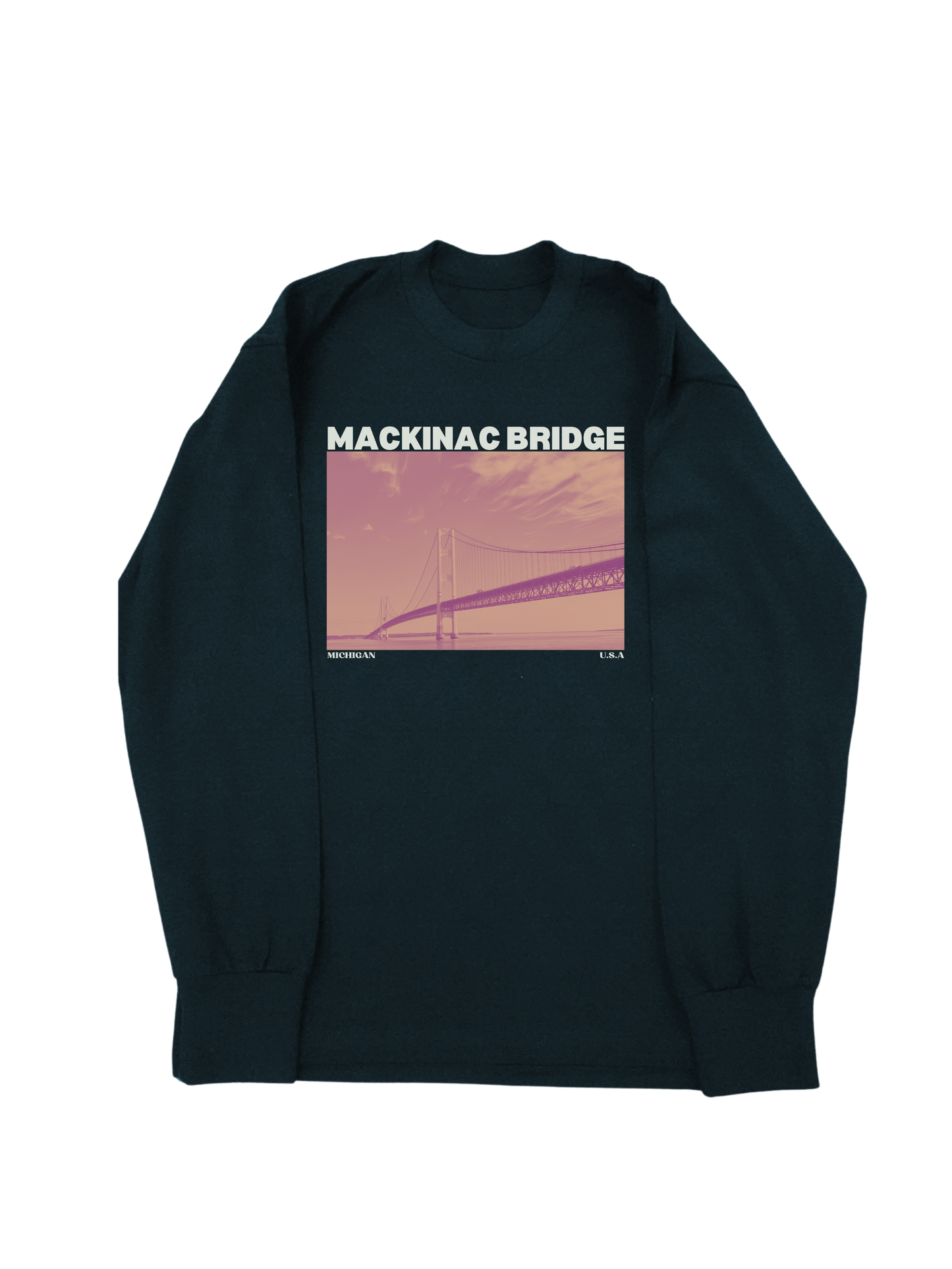 Mackinac USA Long Sleeve Tee
